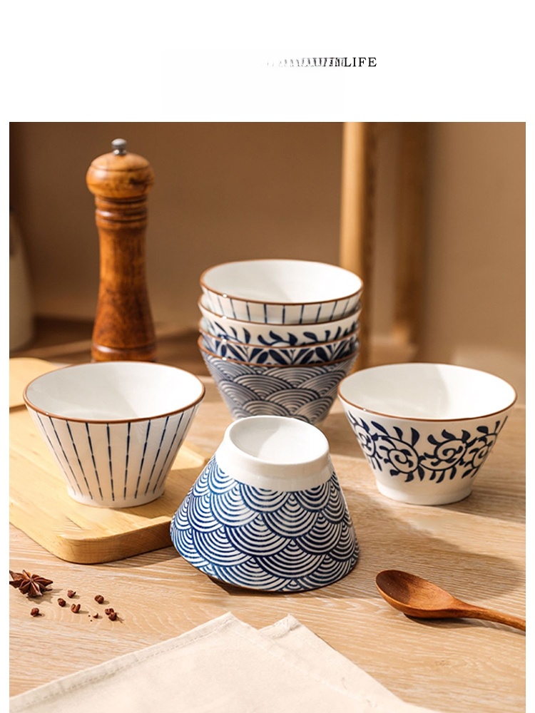 Japanese Lifestyle Brands - Elegant Japanese Style Ceramic Bowl High