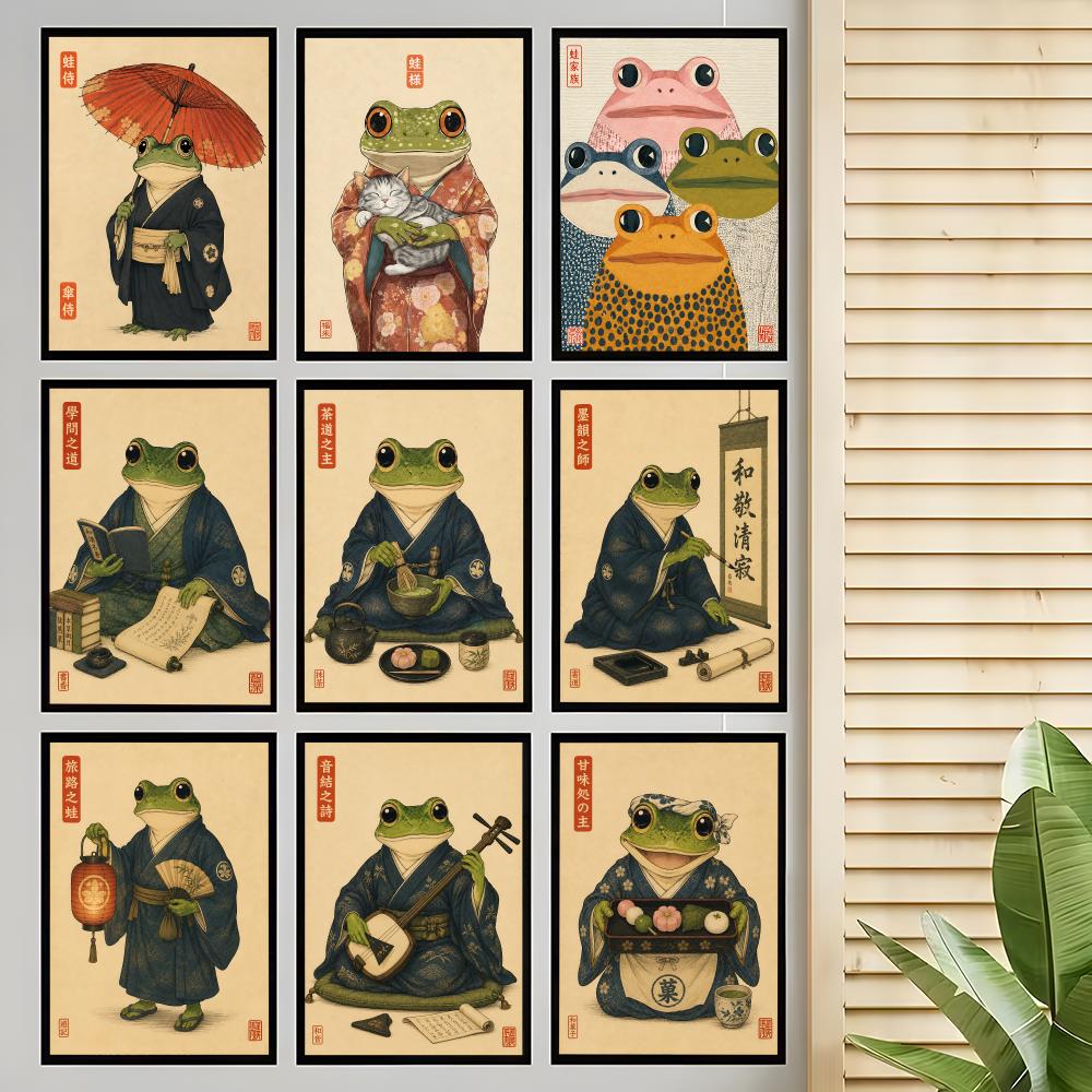 Japanese Lifestyle And Culture - Cultural Japanese Frog Lifestyle Poster Home
